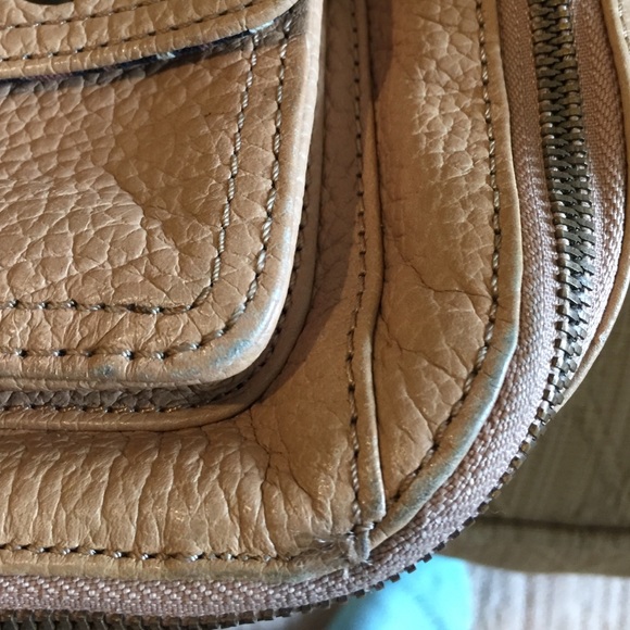 BETSEY JOHNSON 90’S VINTAGE PEPPLE GRAIN SATCHEL. - Picture 7 of 8